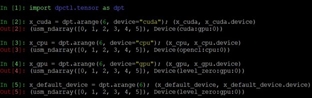 code sample of the process